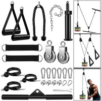 Thumbnail for Fitness Pulley Cable System for Home Gym Weight Lifting