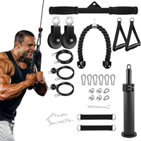 Thumbnail for Fitness Pulley Cable System for Home Gym Weight Lifting