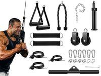 Thumbnail for Fitness Pulley Cable System for Home Gym Weight Lifting