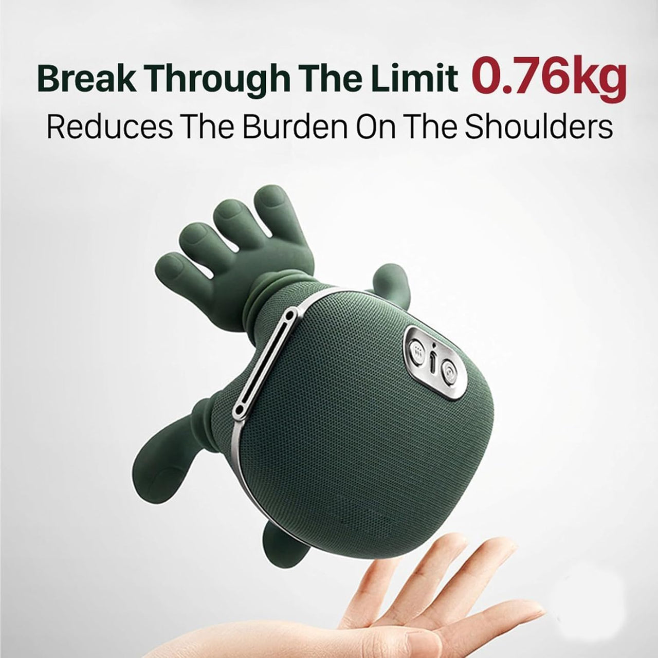 Neck Massager with Adjustable Kneading Modes
