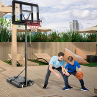 Thumbnail for Basketball Hoop with stand height adjustable Hoop 3.05m