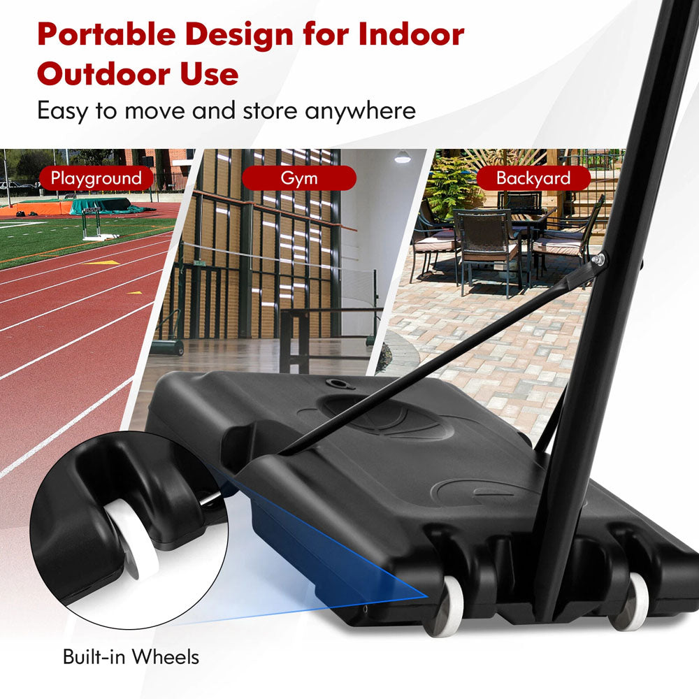 Basketball Hoop with stand height adjustable Hoop 3.05m