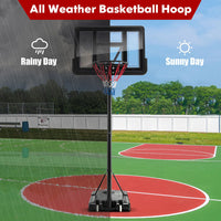 Thumbnail for Basketball Hoop with stand height adjustable Hoop 3.05m