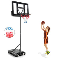 Thumbnail for Basketball Hoop with stand height adjustable Hoop 3.05m