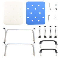 Thumbnail for Front view of the medical shower stool showing its compact design and stable structure.