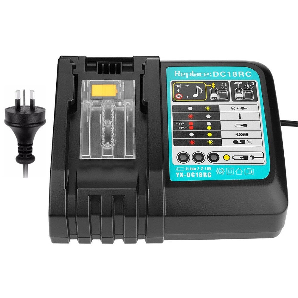 Makita battery charger replacement DC18RC black colour