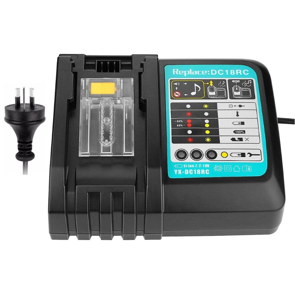 Charger ready for fast charging of lithium-ion batteries