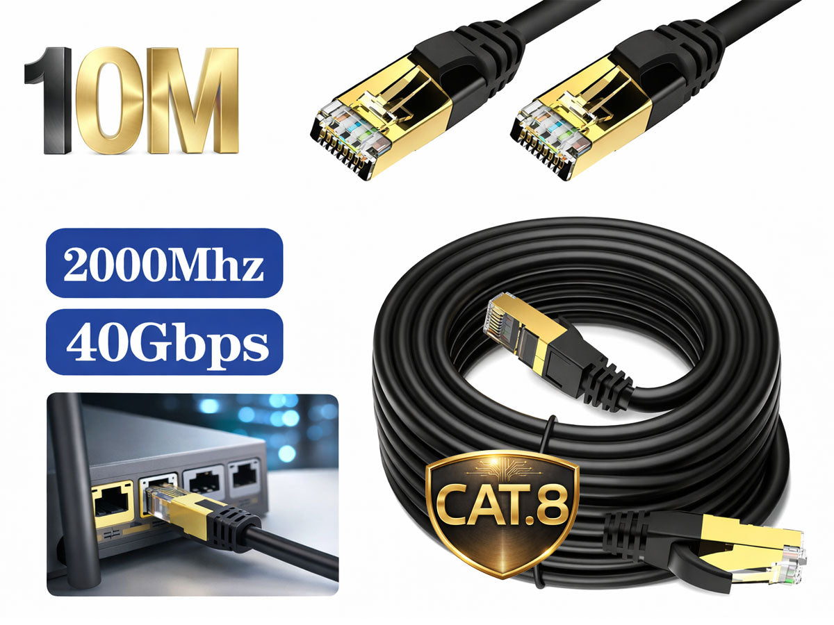 Lan cable Ethernet Cable 10m CAT8 Network Cable