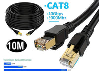 Thumbnail for Lan cable Ethernet Cable 10m CAT8 Network Cable