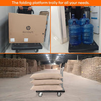 Thumbnail for Trolley Cart Folding Platform Trolley 150KG