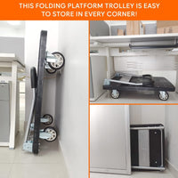 Thumbnail for Trolley Cart Folding Platform Trolley 150KG