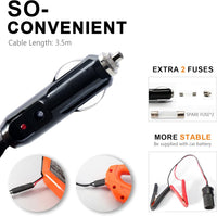 Thumbnail for 5Ton 12V Car Electric Hydraulic Floor Jack Lift + Impact Wrench Kit Box 3 in 1
