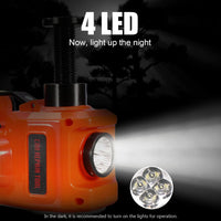 Thumbnail for 5Ton 12V Car Electric Hydraulic Floor Jack Lift + Impact Wrench Kit Box 3 in 1