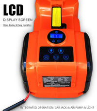 Thumbnail for 5Ton 12V Car Electric Hydraulic Floor Jack Lift + Impact Wrench Kit Box 3 in 1