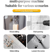 Thumbnail for Cordless Impact Electric Drill Driver with Battery