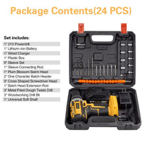 Thumbnail for Cordless Impact Electric Drill Driver with Battery