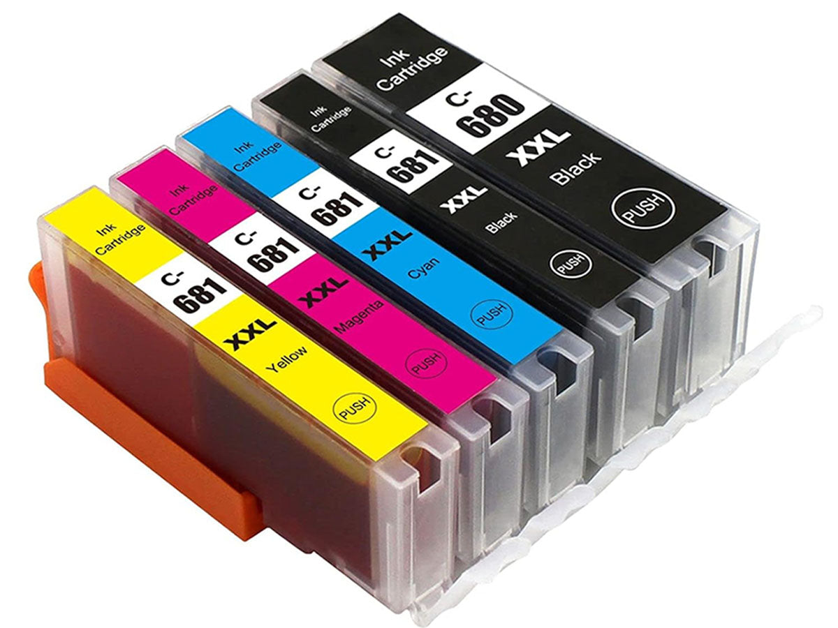 Canon Compatible Ink Cartridges PGI-680XXL CLI-681XXL Set for TR7560 TR7660 TS9160 TS9565 TR8560 TS8160 TS6160
