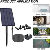 Thumbnail for Solar Powered Water Fountain Pump 2.5W