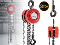 Thumbnail for Chain Block Tackle Hoist 3T 3M