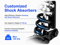 Thumbnail for Knee Scooter Walker Steerable Mobility Walking Equipment Wheelchair Medical Crutch Broken Foot Ankle Leg Surgery Injury