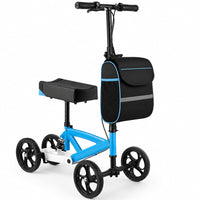 Thumbnail for Knee Scooter Walker Steerable Mobility Walking Equipment Wheelchair Medical Crutch Broken Foot Ankle Leg Surgery Injury