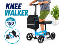 Thumbnail for Knee Scooter Walker Steerable Mobility Walking Equipment Wheelchair Medical Crutch Broken Foot Ankle Leg Surgery Injury