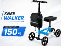 Thumbnail for Knee Scooter Walker Steerable Mobility Walking Equipment Wheelchair Medical Crutch Broken Foot Ankle Leg Surgery Injury