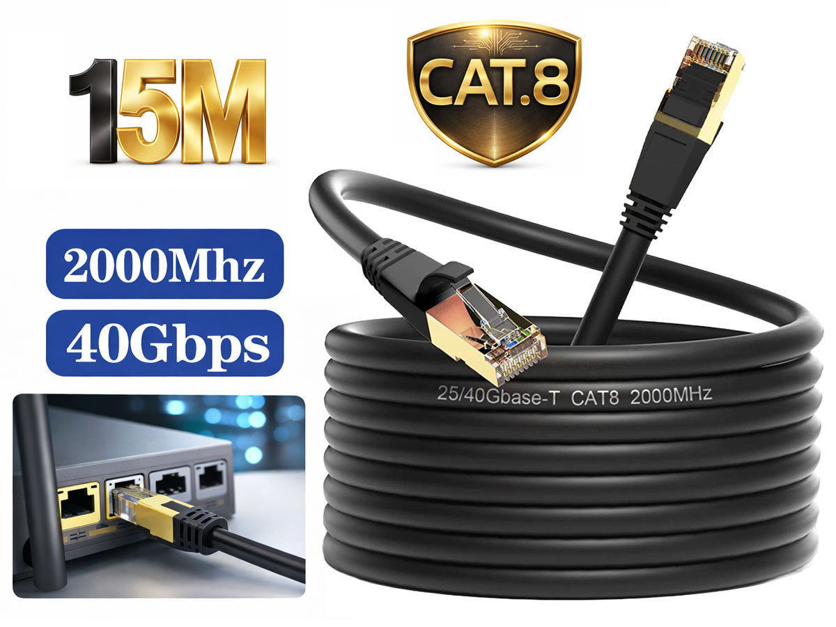 Lan cable Ethernet Cable 15m CAT8 Network Cable