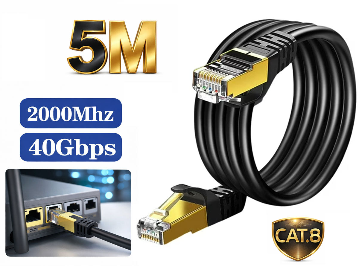 Lan cable Ethernet Cable 5m CAT8 Network Cable