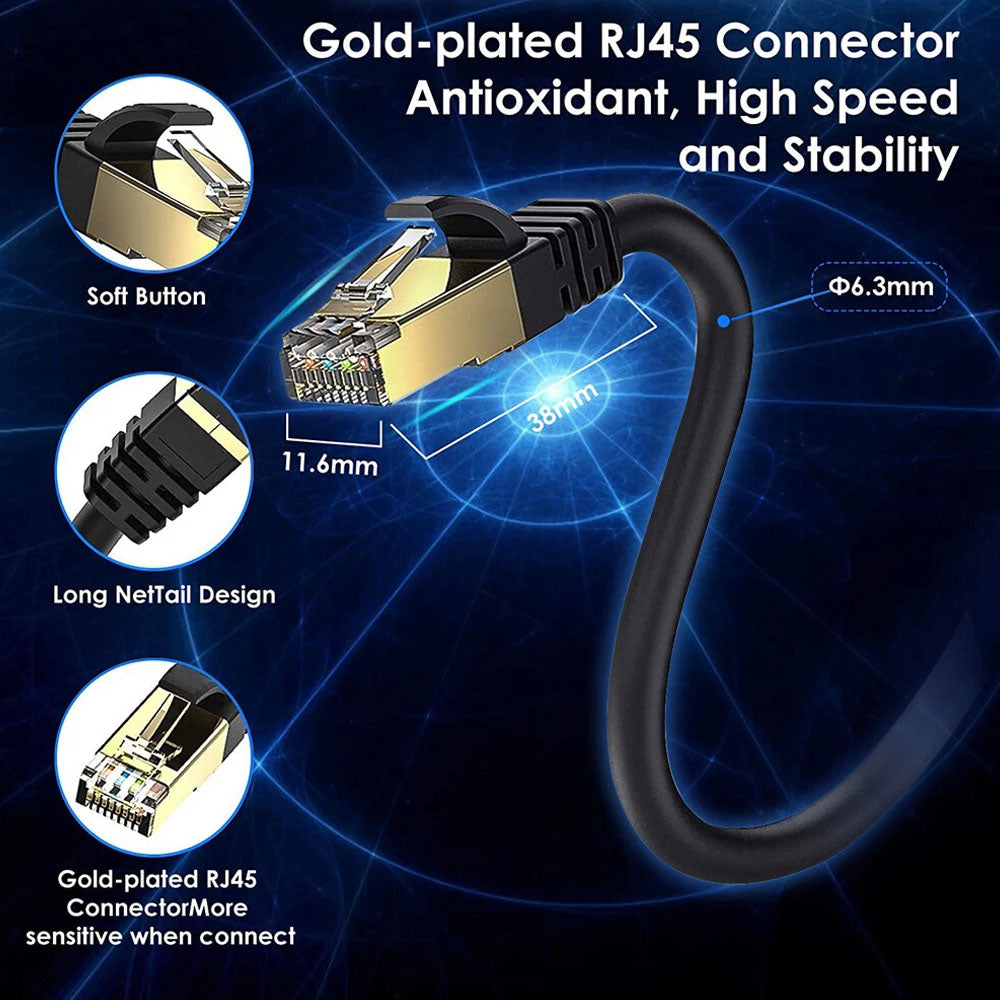 Lan cable Ethernet Cable 30m CAT8 Network Cable