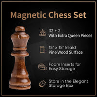 Thumbnail for Wooden Chess Set