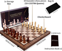 Thumbnail for Wooden Chess Set