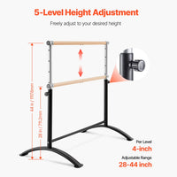 Thumbnail for Gymnastic Bar Horizontal Ballet Barre High Bar For Home Gym Training