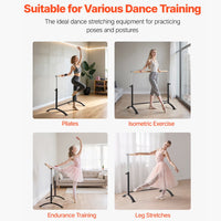 Thumbnail for Gymnastic Bar Horizontal Ballet Barre High Bar For Home Gym Training