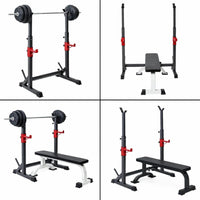 Thumbnail for Adjustable Barbell Squat Rack Stand