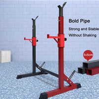 Thumbnail for Adjustable Barbell Squat Rack Stand