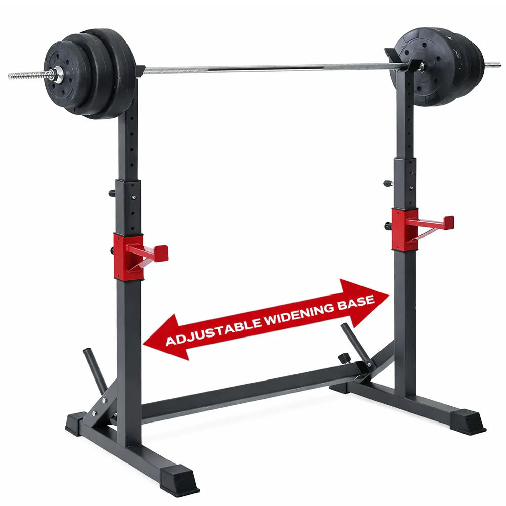 Adjustable Barbell Squat Rack Stand