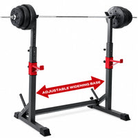 Thumbnail for Adjustable Barbell Squat Rack Stand