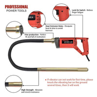 Thumbnail for 850W Portable Handheld Electric Concrete Cement Mixing with Flexible Hose