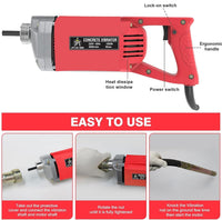 Thumbnail for 850W Portable Handheld Electric Concrete Cement Mixing with Flexible Hose