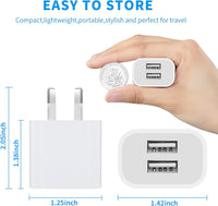 Thumbnail for Dual USB Port Wall Charger Fast Charger for iPhone