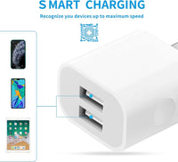 Thumbnail for Dual USB Port Wall Charger Fast Charger for iPhone