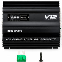 Thumbnail for 4 Channel Car Amplifier High Power 3800W Car Audio Amp