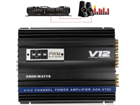 Thumbnail for 4 Channel Car Amplifier High Power 3800W Car Audio Amp