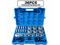 Thumbnail for 36pc Master Press and Pull Sleeve Kit Bush Bearing Removal Insertion Tool Set