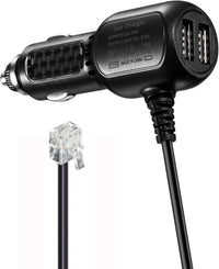 Thumbnail for Radar Detector Power Cord – 3.5M RJ11 Cable with Dual USB Charging Ports