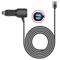 Thumbnail for Radar Detector Power Cord – 3.5M RJ11 Cable with Dual USB Charging Ports