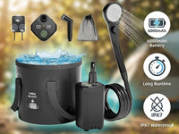 Thumbnail for Portable Shower Kit Camping Shower Kit with Bucket