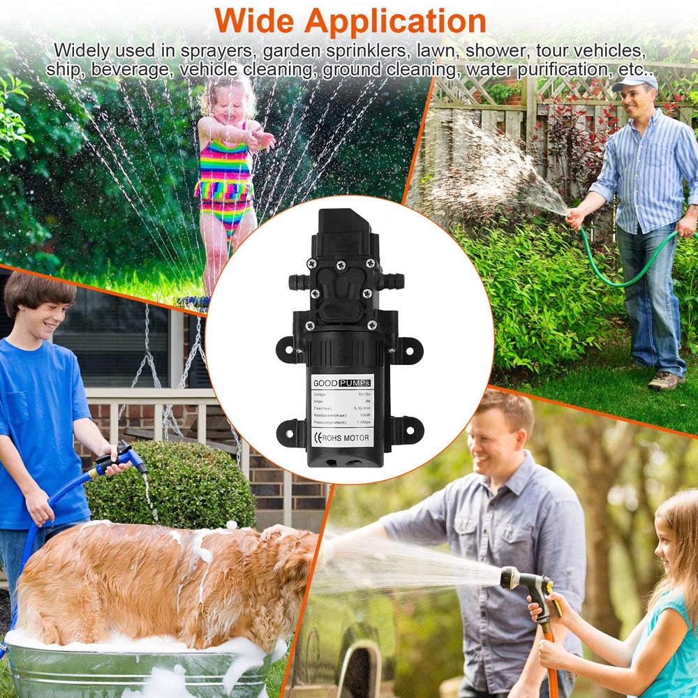 Water pump 12V Diaphragm Pump High Pressure