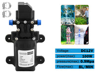 Thumbnail for Water pump 12V Diaphragm Pump High Pressure